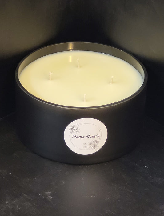 Large Matte Black Bowl